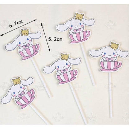 Mini Toys Sanlio Character Cake Topper and Loot Bag Packaging TSC