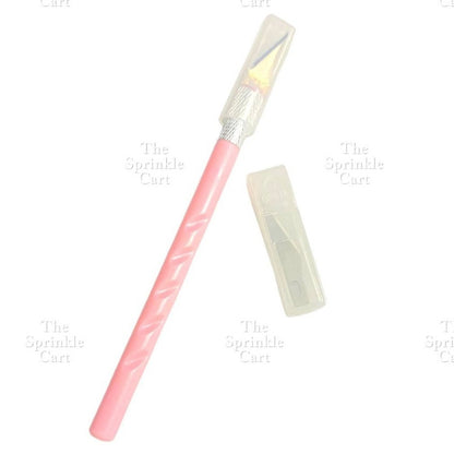 Pen Type Precision Knife with Extra Blade for DIY Craft and Cake Decoration TSC