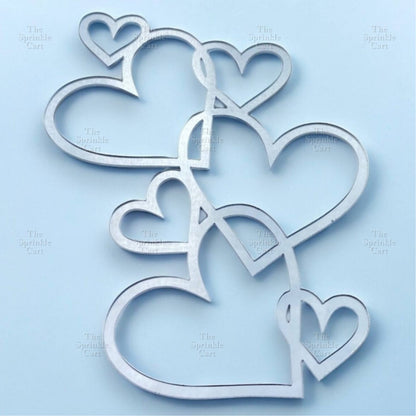 Minimalist Acrylic Flower / Face Girl Birthday Wedding Cake Decoration