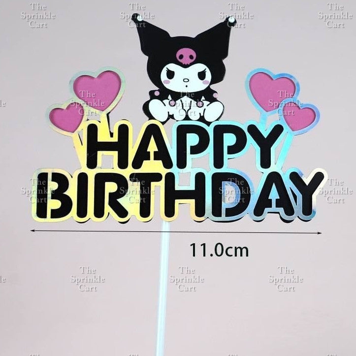 Sanlio Character Toy Cake Topper Souvenir DIY Kulomi Milody Cinnamonrol Decoration TSC