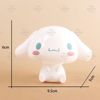 Sanlio Character Toy Cake Topper Souvenir DIY Kulomi Milody Cinnamonrol Decoration TSC