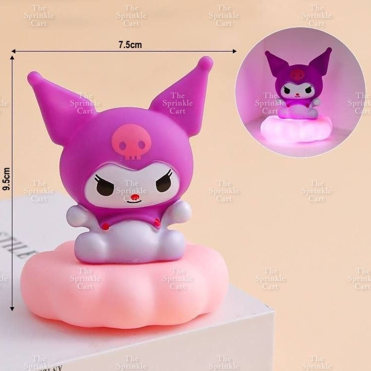 Sanlio Character Toy Cake Topper Souvenir DIY Kulomi Milody Cinnamonrol Decoration TSC