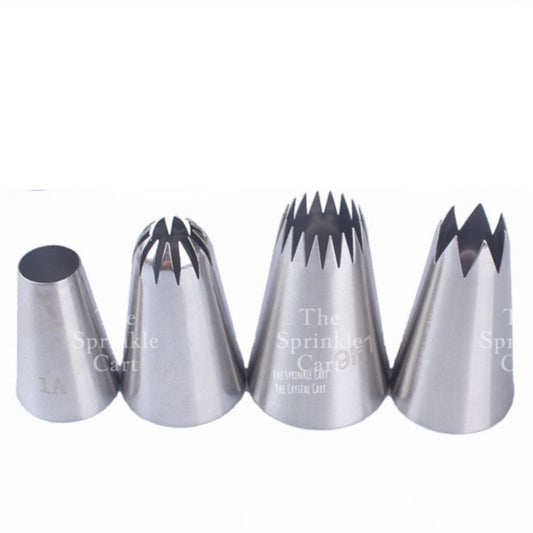 Assorted 4pcs Nozzle Tip Set for Cake Icing Decoration TSC