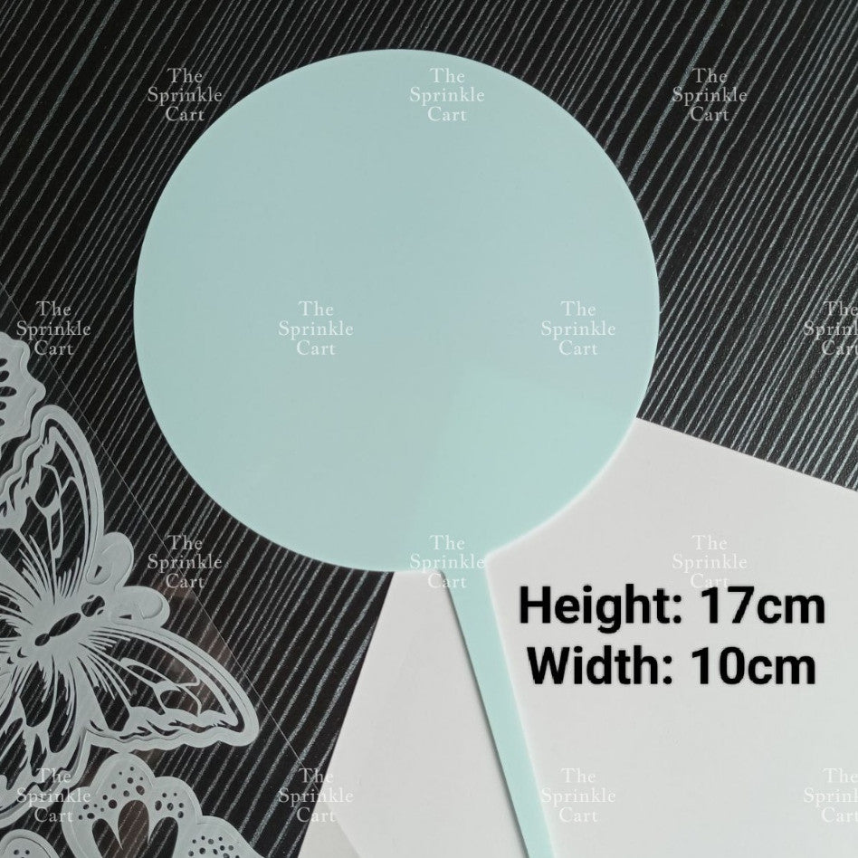 Blank Acrylic Cake Topper DIY Personalized Party Needs and Acrylic Stick TSC