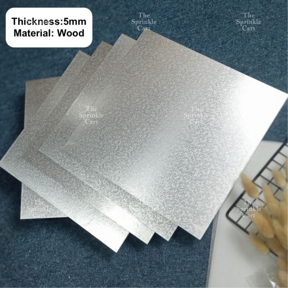 Cake Drum Corrugated 13mm Thickness / MDF Cake Board 5pcs/2pcs 5mm Thickness