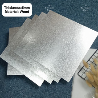 Cake Drum Corrugated 13mm Thickness / MDF Cake Board 5pcs/2pcs 5mm Thickness