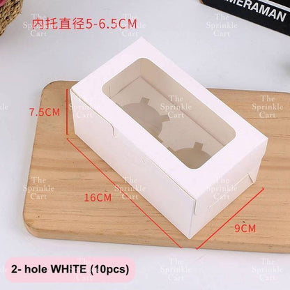 Cupcake Box with holder Brownies Revel Bar Muffin Pastry Packaging TSC