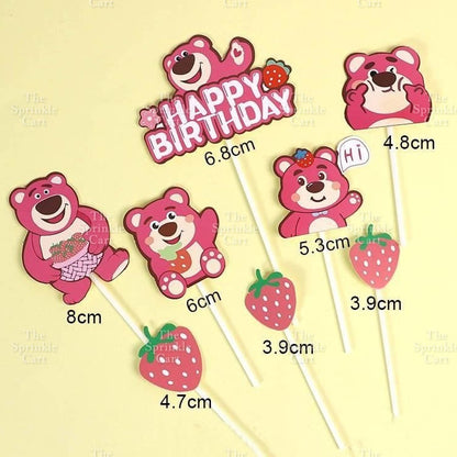 Mini Toys Sanlio Character Cake Topper and Loot Bag Packaging TSC