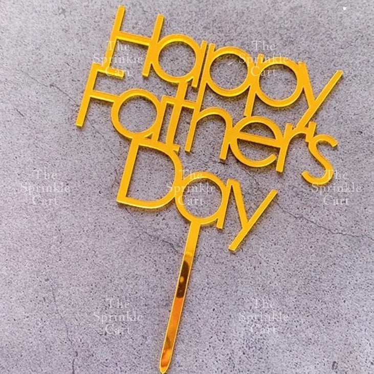 Mother’s Day Father’s Day Theme Cake Acrylic Paper Topper Decoration TSC