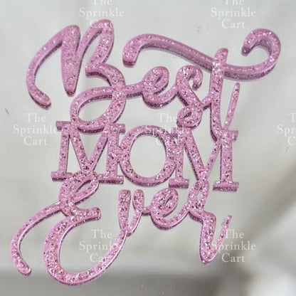 Mother’s Day Father’s Day Theme Cake Acrylic Paper Topper Decoration TSC