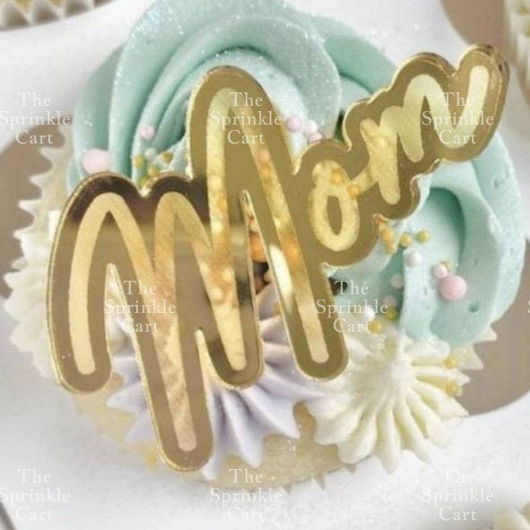 Mother’s Day Father’s Day Theme Cake Acrylic Paper Topper Decoration TSC