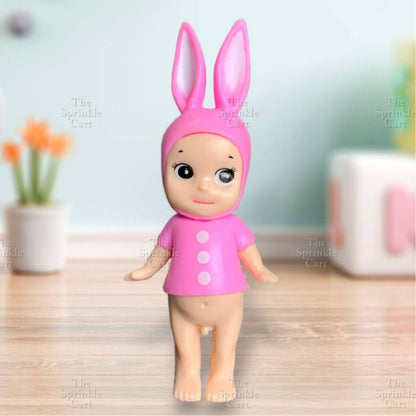 Sanny Angel Mini Figure Toy Topper Angel Bunny Unicorn Doll Birthday Cake Decorations TSC