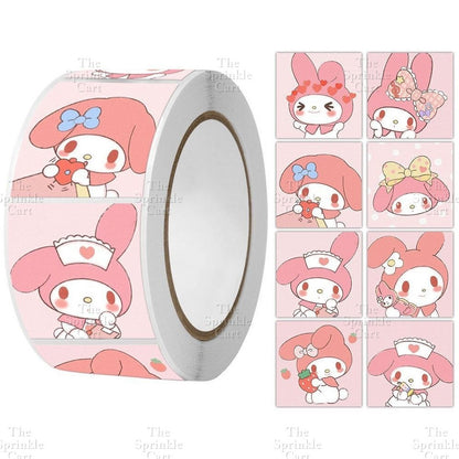 Self-adhesive Round Square Sticker and Sticky Tape Packaging TSC