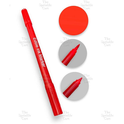 Edible Pigment Dual Tip Writing Pen and Metallic Edible Brush Cake Macaron Decoration TSC