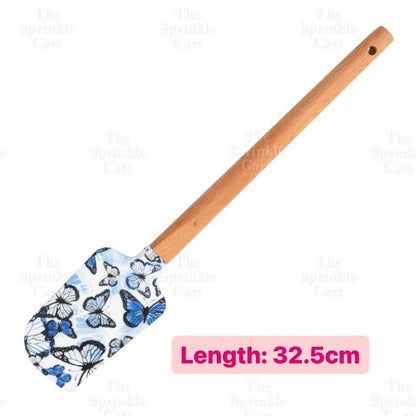 Silicone Spatula with Wooden Handle for Pastry Baking Tools TSC