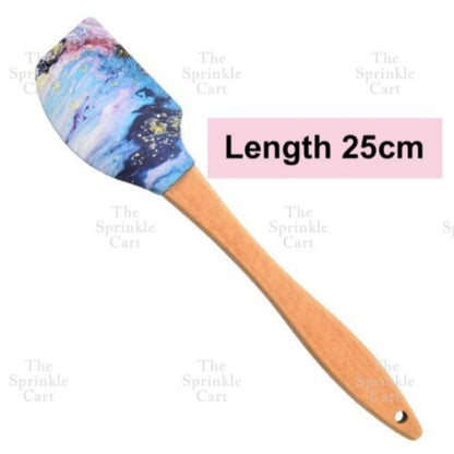Silicone Spatula with Wooden Handle for Pastry Baking Tools TSC