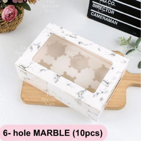 Cupcake Box with holder Brownies Revel Bar Muffin Pastry Packaging TSC