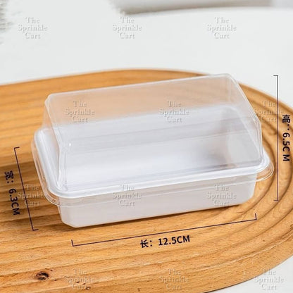 Transparent Dessert Plastic Container Cake Mousse Pudding Fruits Packaging TSC
