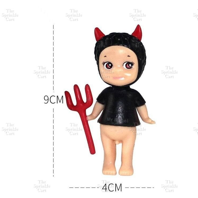 Sanny Angel Mini Figure Toy Topper Angel Bunny Unicorn Doll Birthday Cake Decorations TSC