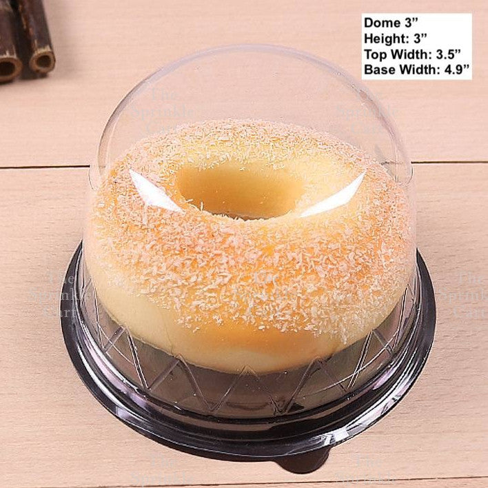 Transparent Dome Container Mochi Moon Cake and Pastry Bread  PackagingTSC