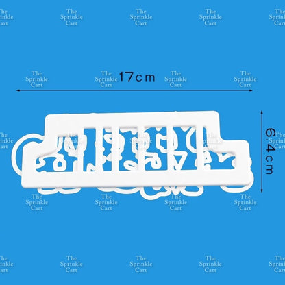 Happy Birthday Fondant Cutter Cookie Cutter Lettering It's a Boy It's a Girl Baby Shower Reveal