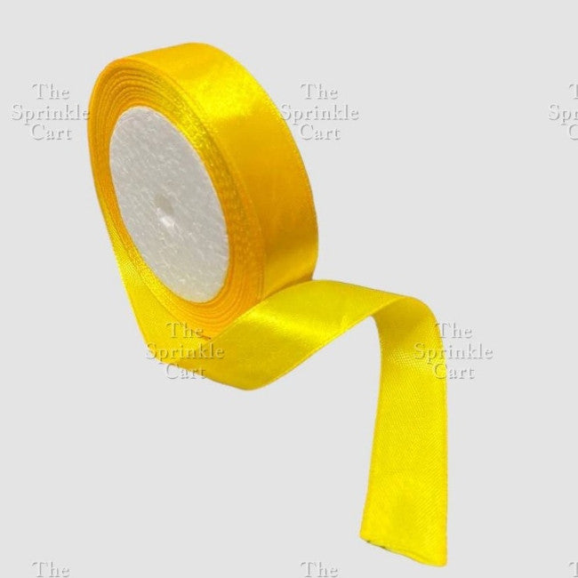 Colored Satin / Glitter Gold Silver Ribbon 23meters