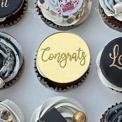 Happy Teachers Day Graduation Cake Topper Congrats Acrylic Embosser TSC