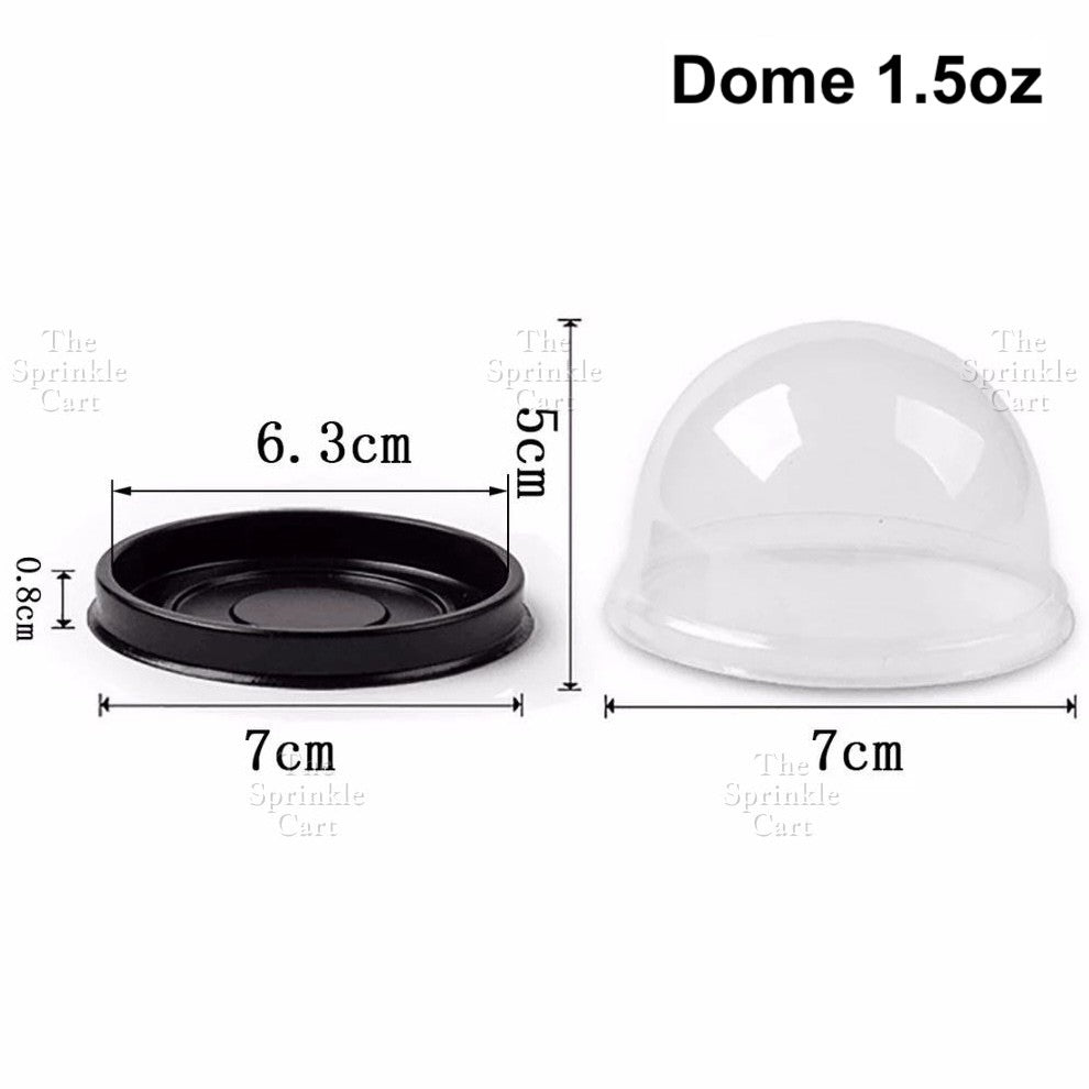 Transparent Dome Container Mochi Moon Cake and Pastry Bread  PackagingTSC