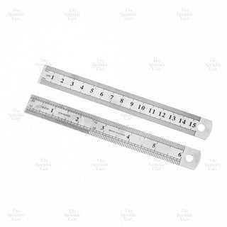 Straight Steel Ruler Styling Fondant School Office Sewing School Baking Tool TSC