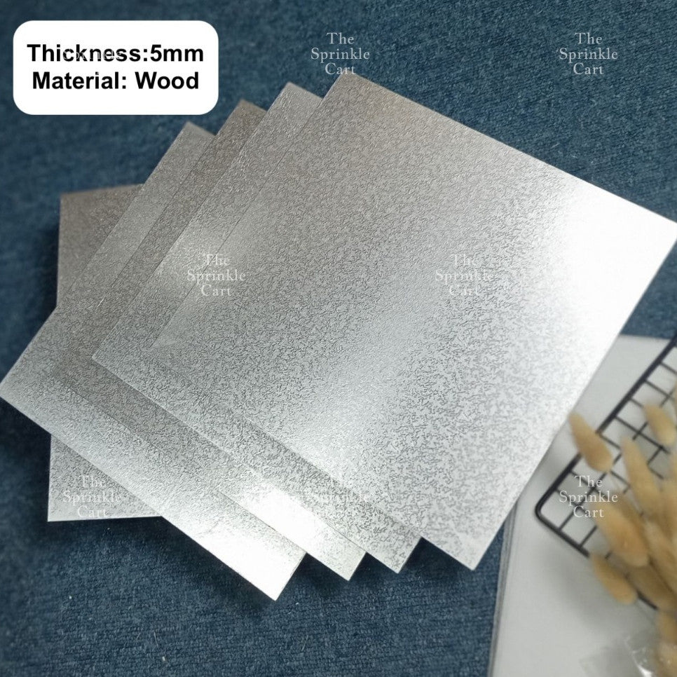 Cake Drum Corrugated 13mm Thickness / MDF Cake Board 5pcs/2pcs 5mm Thickness