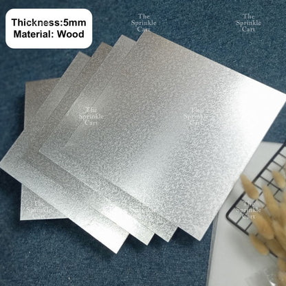 Cake Drum Corrugated 13mm Thickness / MDF Cake Board 5pcs/2pcs 5mm Thickness