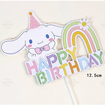 Mini Toys Sanlio Character Cake Topper and Loot Bag Packaging TSC