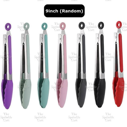 Stainless Steel Food Tong Non-Stick Silicone High Temperature Resistant Tongs Clip Kitchenware TSC