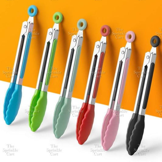 Stainless Steel Food Tong Non-Stick Silicone High Temperature Resistant Tongs Clip Kitchenware TSC
