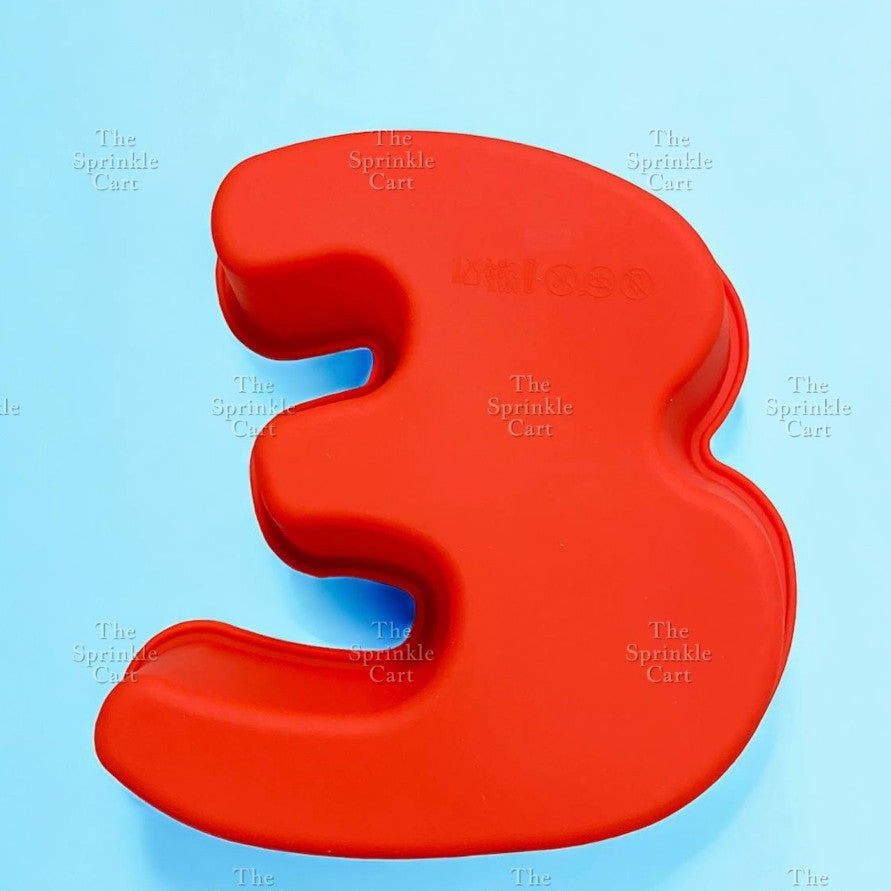 6inch Silicone Number Cake Molder Birthday Celebration Mini Small Bento Number