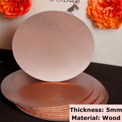 Cake Drum Corrugated 13mm Thickness / MDF Cake Board 5pcs/2pcs 5mm Thickness
