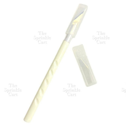 Pen Type Precision Knife with Extra Blade for DIY Craft and Cake Decoration TSC