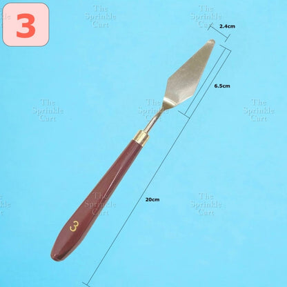 Palette Knife Set Stainless Steel Spatula for Baking and Kitchen Use TSC