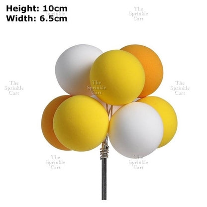 Colorful Metallic Foam Balloon Cake Topper Decoration Birthday Wedding Party Supplies