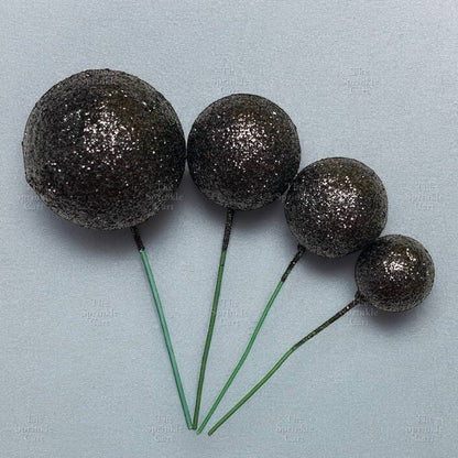 Balls Cake Topper Gold Silver Red Pink Blue Decoration Birthday Party TSC