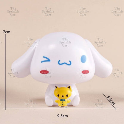 Sanlio Character Toy Cake Topper Souvenir DIY Kulomi Milody Cinnamonrol Decoration TSC