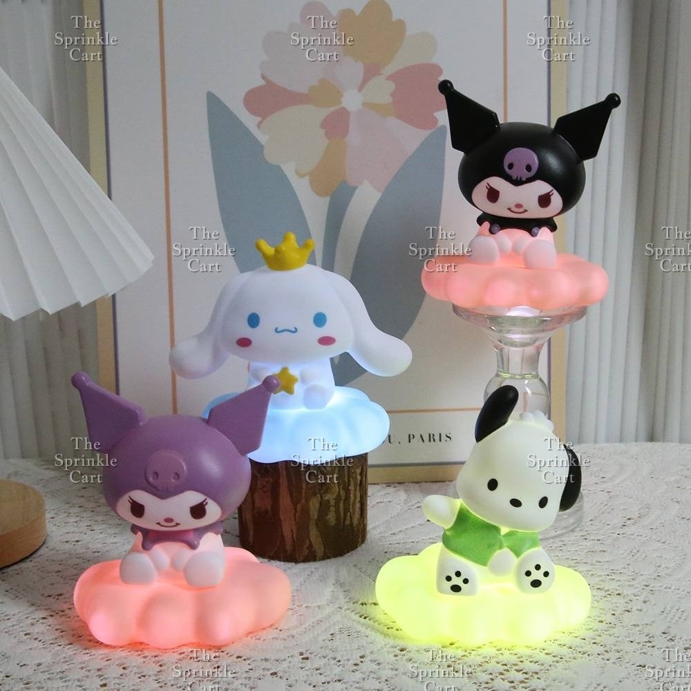 Sanlio 3D Cloud and Moon LED Night Toy Cake Topper TSC
