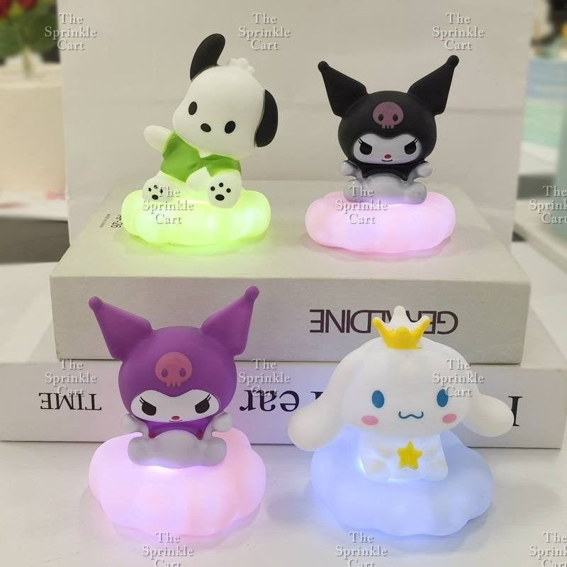 Sanlio 3D Cloud and Moon LED Night Toy Cake Topper TSC