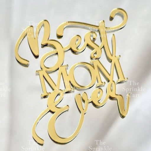 Mother’s Day Father’s Day Theme Cake Acrylic Paper Topper Decoration TSC