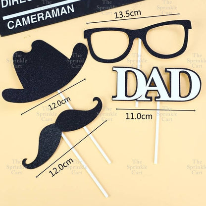 Mother’s Day Father’s Day Theme Cake Acrylic Paper Topper Decoration TSC
