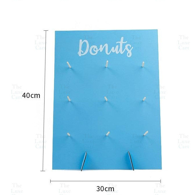 Wall Display Wooden Donuts Stand Holder Donut Sweets Doughnut Rack for Party Birthday Wedding