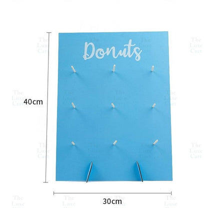 Wall Display Wooden Donuts Stand Holder Donut Sweets Doughnut Rack for Party Birthday Wedding