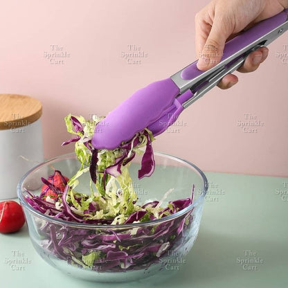 Stainless Steel Food Tong Non-Stick Silicone High Temperature Resistant Tongs Clip Kitchenware TSC