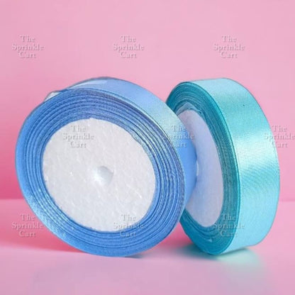 Colored Satin / Glitter Gold Silver Ribbon 23meters
