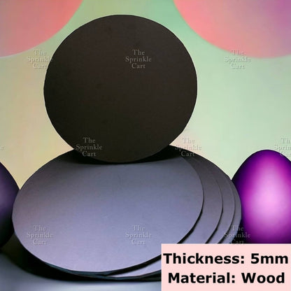 Cake Drum Corrugated 13mm Thickness / MDF Cake Board 5pcs/2pcs 5mm Thickness